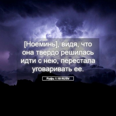 Picture 05 - Руфь 1:18 RUSV - [Ноеминь], видя, что она - Bible Verse Picture
