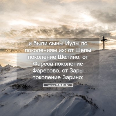 Picture 05 - Числа 26:20 RUSV - и были сыны Иуды по - Bible Verse Picture