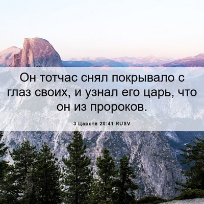 Picture 06 - 3 Царств 20:41 RUSV - Он тотчас снял покрывало с - Bible Verse Picture
