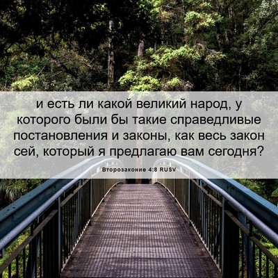 Picture 06 - Второзаконие 4:8 RUSV - и есть ли какой великий - Bible Verse Picture