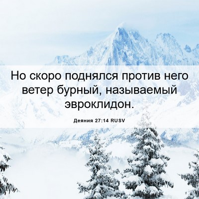 Picture 06 - Деяния 27:14 RUSV - Но скоро поднялся против - Bible Verse Picture