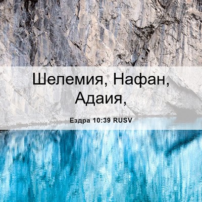 Picture 06 - Ездра 10:39 RUSV - Шелемия, Нафан, - Bible Verse Picture