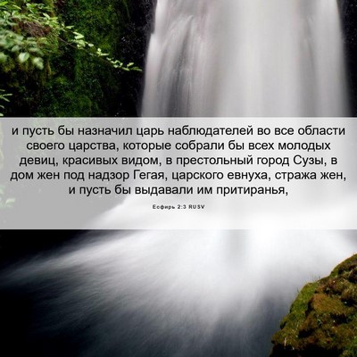 Picture 06 - Есфирь 2:3 RUSV - и пусть бы назначил царь - Bible Verse Picture