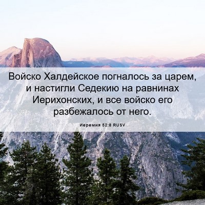 Picture 06 - Иеремия 52:8 RUSV - Войско Халдейское - Bible Verse Picture