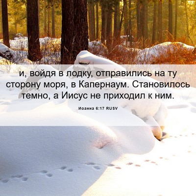 Picture 06 - Иоанна 6:17 RUSV - и, войдя в лодку, - Bible Verse Picture