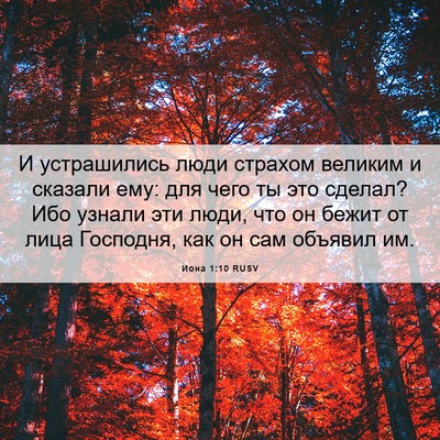 Picture 06 - Иона 1:10 RUSV - И устрашились люди страхом - Bible Verse Picture