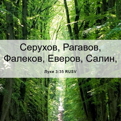 Picture 06 - Луки 3:35 RUSV - Серухов, Рагавов, Фалеков, - Bible Verse Picture