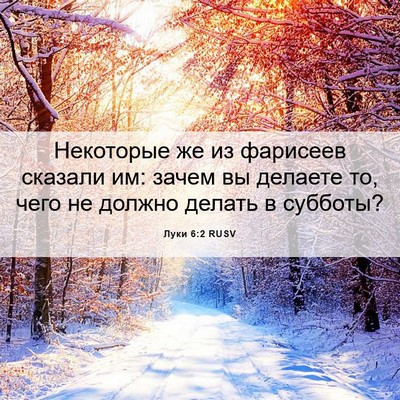 Picture 06 - Луки 6:2 RUSV - Некоторые же из фарисеев - Bible Verse Picture