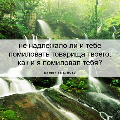 Picture 06 - Матфея 18:33 RUSV - не надлежало ли и тебе - Bible Verse Picture