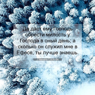 Picture 07 - 2 Тимофею 1:18 RUSV - Да даст ему Господь - Bible Verse Picture