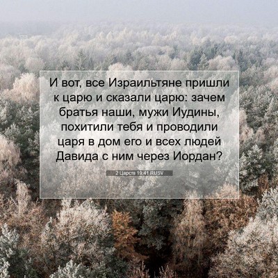 Picture 07 - 2 Царств 19:41 RUSV - И вот, все Израильтяне - Bible Verse Picture