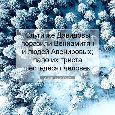 Picture 07 - 2 Царств 2:31 RUSV - Слуги же Давидовы поразили - Bible Verse Picture