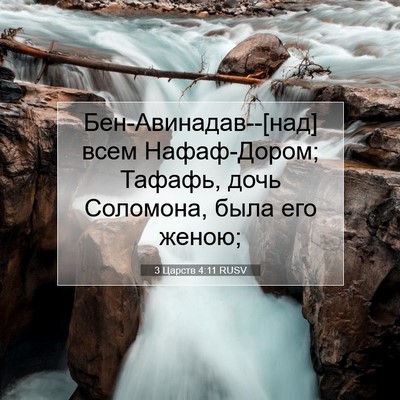 Picture 07 - 3 Царств 4:11 RUSV - Бен-Авинадав--[над] всем - Bible Verse Picture