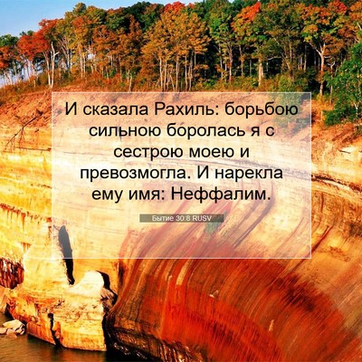 Picture 07 - Бытие 30:8 RUSV - И сказала Рахиль: борьбою - Bible Verse Picture
