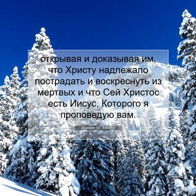 Picture 07 - Деяния 17:3 RUSV - открывая и доказывая им, - Bible Verse Picture