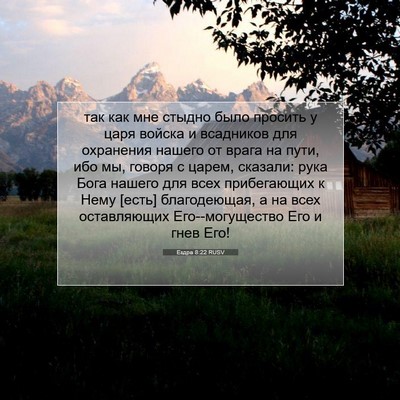 Picture 07 - Ездра 8:22 RUSV - так как мне стыдно было - Bible Verse Picture