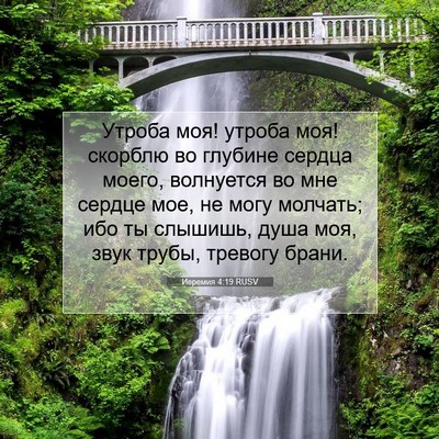 Picture 07 - Иеремия 4:19 RUSV - Утроба моя! утроба моя! - Bible Verse Picture
