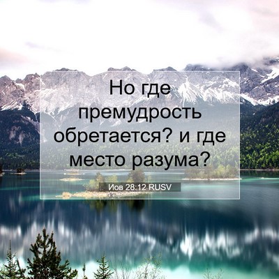 Picture 07 - Иов 28:12 RUSV - Но где премудрость - Bible Verse Picture