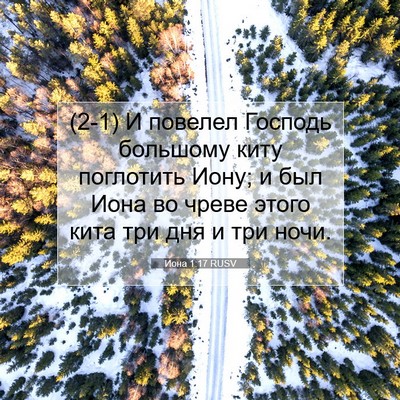 Picture 07 - Иона 1:17 RUSV - (2-1) И повелел Господь - Bible Verse Picture