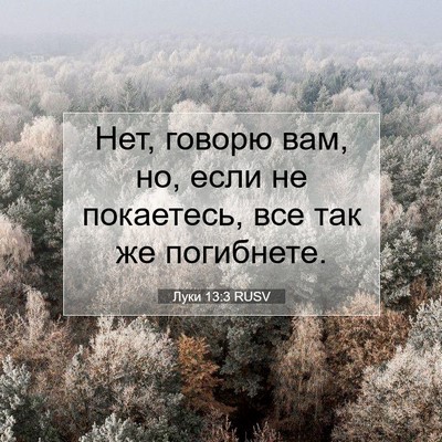 Picture 07 - Луки 13:3 RUSV - Нет, говорю вам, но, если не - Bible Verse Picture