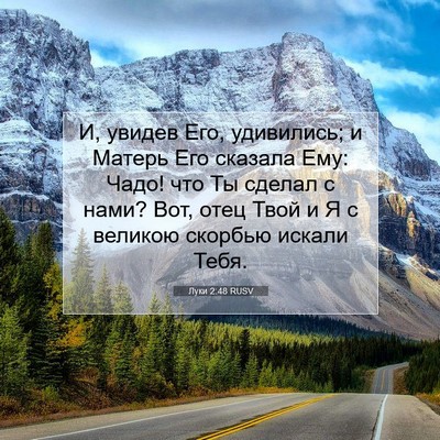 Picture 07 - Луки 2:48 RUSV - И, увидев Его, удивились; и - Bible Verse Picture