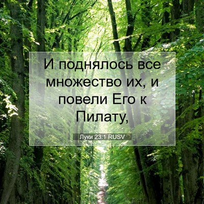 Picture 07 - Луки 23:1 RUSV - И поднялось все множество - Bible Verse Picture