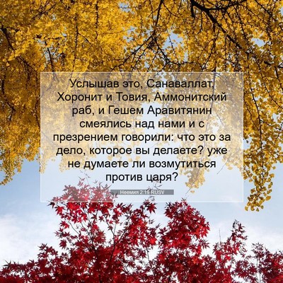 Picture 07 - Неемия 2:19 RUSV - Услышав это, Санаваллат, - Bible Verse Picture