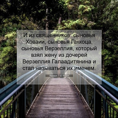 Picture 07 - Неемия 7:63 RUSV - И из священников: сыновья - Bible Verse Picture