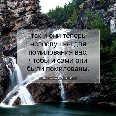 Picture 07 - Римлянам 11:31 RUSV - так и они теперь - Bible Verse Picture