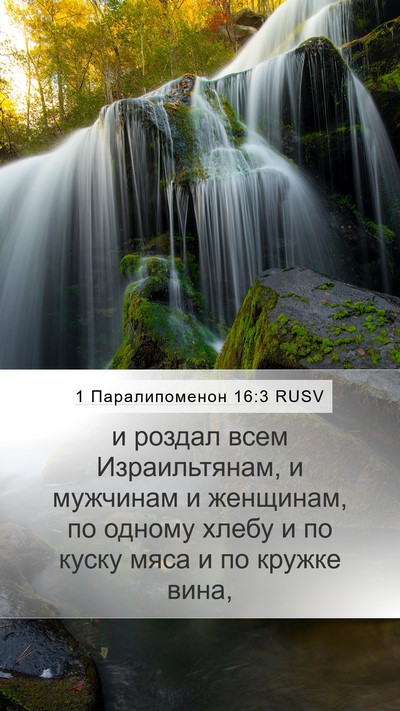 1 Паралипоменон 16:3 RUSV Bible Verse Image