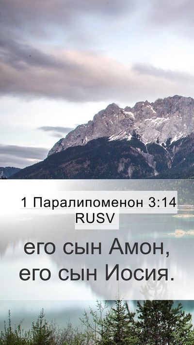 1 Паралипоменон 3:14 RUSV Bible Verse Image