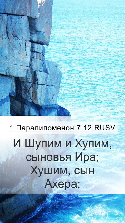 1 Паралипоменон 7:12 RUSV Bible Verse Image