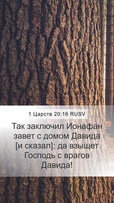 1 Царств 20:16 RUSV Bible Verse Image
