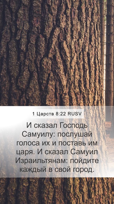 1 Царств 8:22 RUSV Bible Verse Image