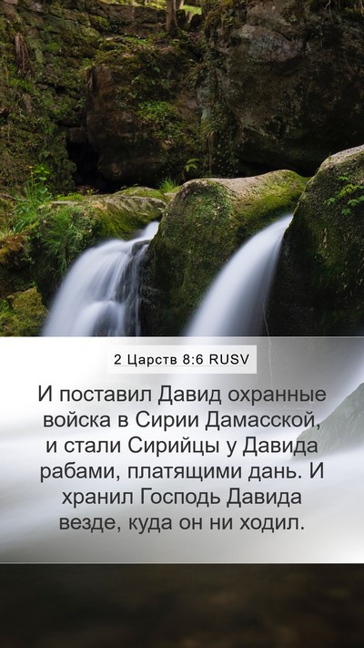 2 Царств 8:6 RUSV Bible Verse Image