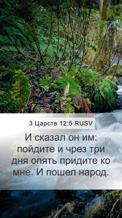 3 Царств 12:5 RUSV Bible Verse Image