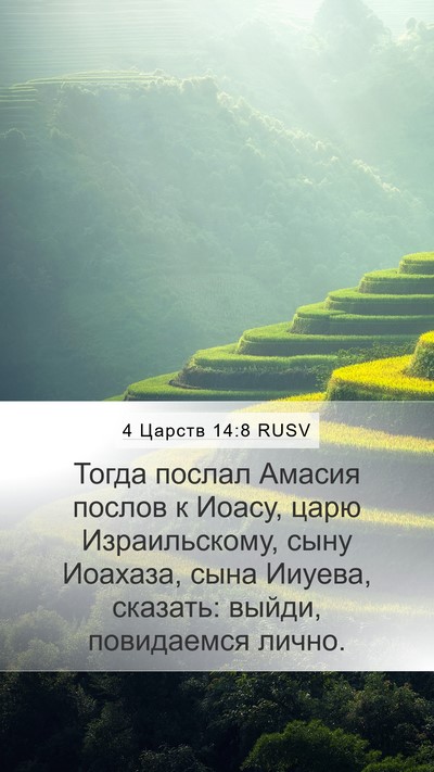4 Царств 14:8 RUSV Bible Verse Image
