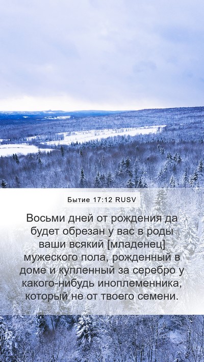Бытие 17:12 RUSV Bible Verse Image