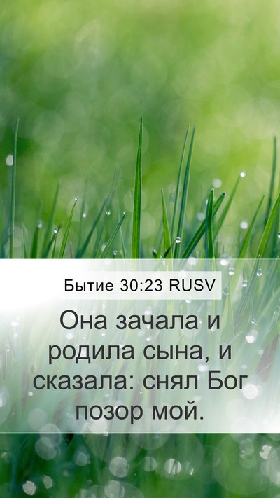 Бытие 30:23 RUSV Bible Verse Image