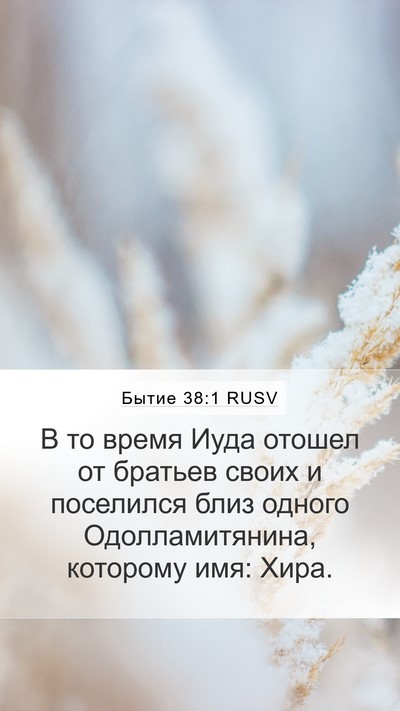 Бытие 38:1 RUSV Mobile Phone Wallpaper - В то время Иуда отошел от - Mobile Bible Verse Wallpaper