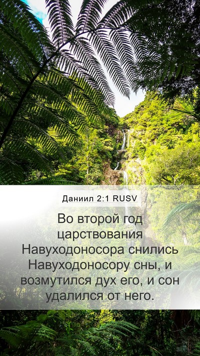 Даниил 2:1 RUSV Bible Verse Image