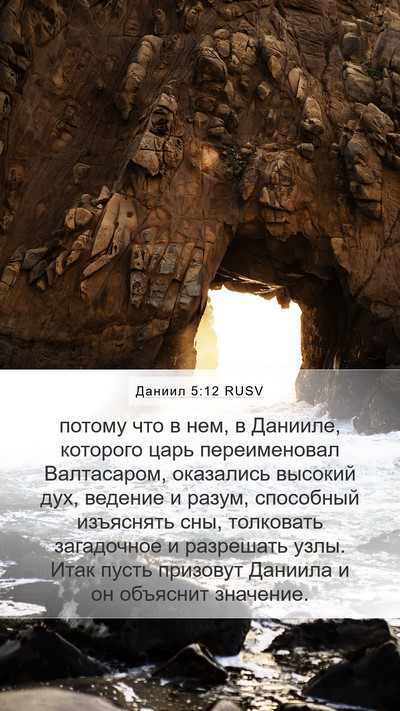 Даниил 5:12 RUSV Bible Verse Image