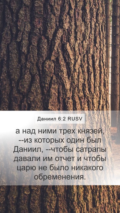 Даниил 6:2 RUSV Bible Verse Image