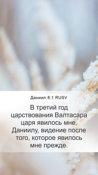 Даниил 8:1 RUSV Bible Verse Image