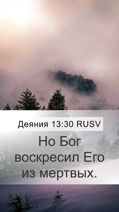 Деяния 13:30 RUSV Bible Verse Image