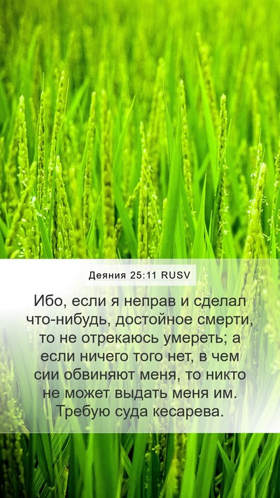 Деяния 25:11 RUSV Bible Verse Image