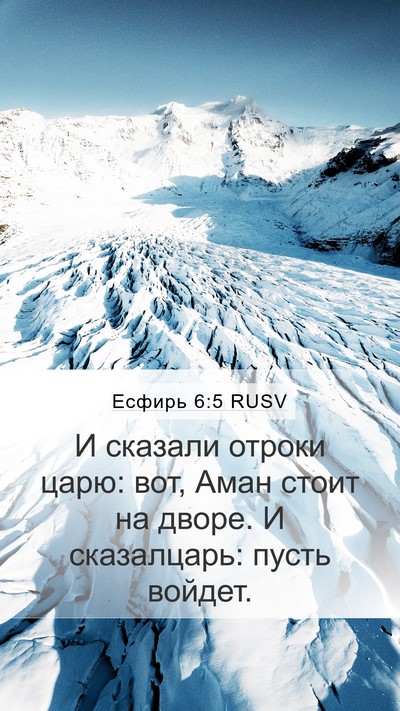 Есфирь 6:5 RUSV Mobile Phone Wallpaper - И сказали отроки царю: вот, - Mobile Bible Verse Wallpaper