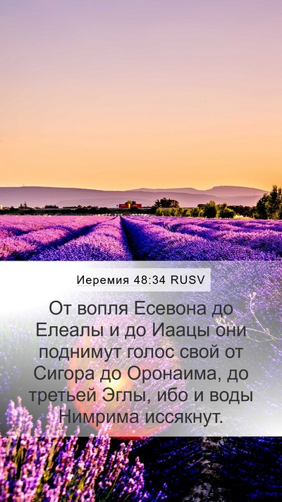 Иеремия 48:34 RUSV Bible Verse Image