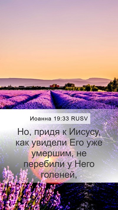 Иоанна 19:33 RUSV Bible Verse Image