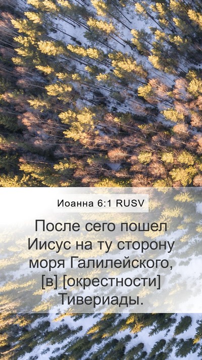 Иоанна 6:1 RUSV Bible Verse Image